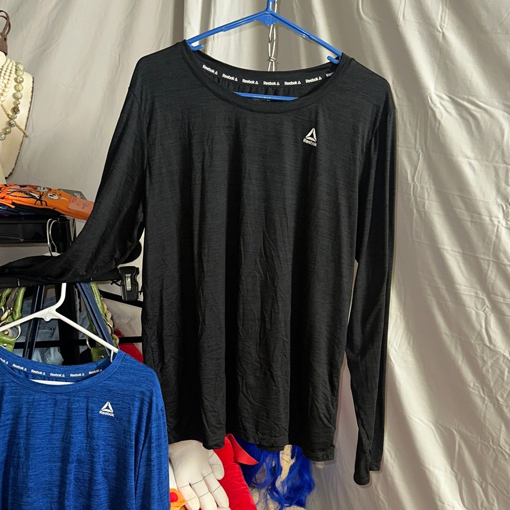 Reebok Black Long Sleeve Top